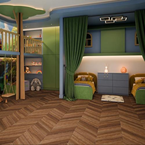 Кварцвиниловая плитка Damy Floor Chevron DF07-Ch Шайо