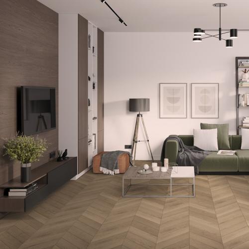 Кварцвиниловая плитка Damy Floor Chevron LVT Сен Клу