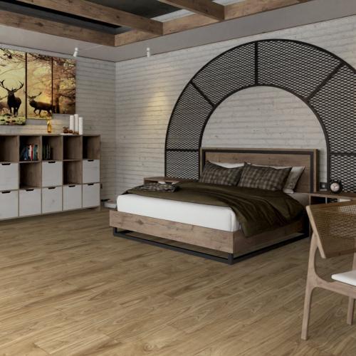 Кварцвиниловая плитка Damy Floor Family 0036-2 Орех Европейский