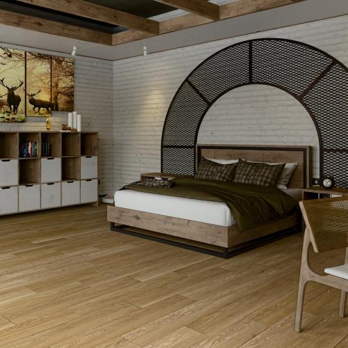 Кварцвиниловая плитка Damy Floor Family DF03-F Дуб Медовый