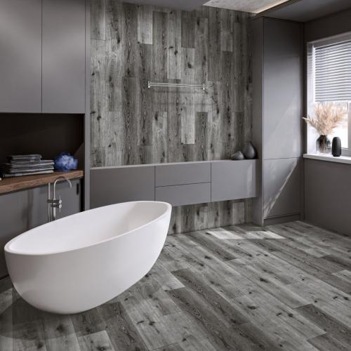 Кварцвиниловая плитка Damy Floor Family T7020-23 Дуб Сильвер