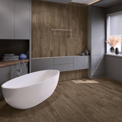Кварцвиниловая плитка Damy Floor Family LVT Орех Американский