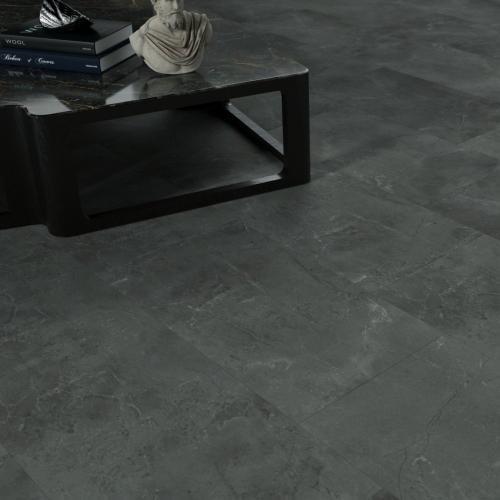 Кварцвиниловая плитка Dolce Flooring Pietra DF-108 Бетон Неро