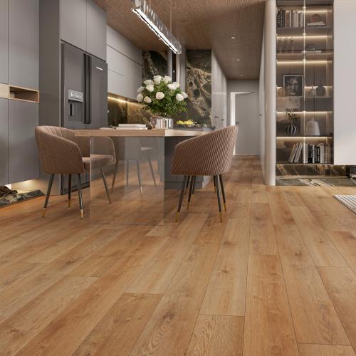 Кварцвиниловая плитка EvoFloor Хоум Замковой (Home) L-20243 Дуб Коричневый