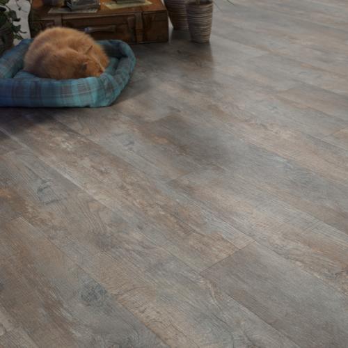 Кварцвиниловая плитка Fine Floor FF-1400 Wood 2024 Dry Back FF-1418 Дуб Этна
