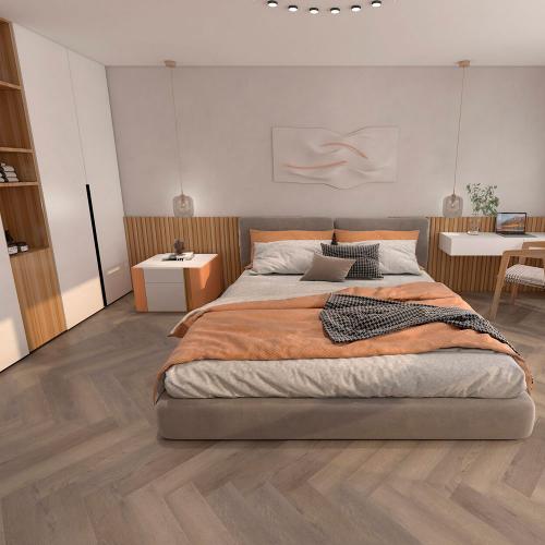 Кварцвиниловая плитка Floorwood Authentic 1502 Оранжевый цветок