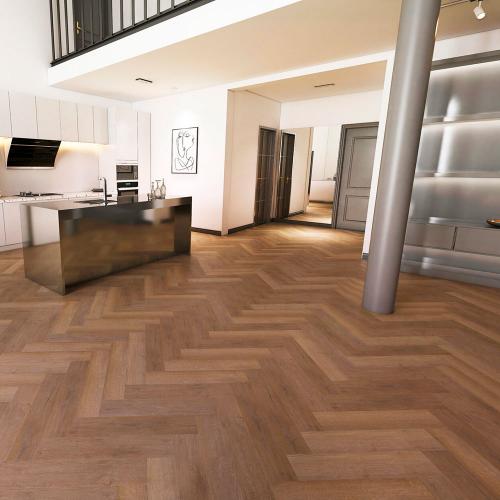 Кварцвиниловая плитка Floorwood Authentic 1510 Темный замок