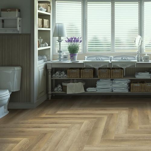 Кварцвиниловая плитка PrimeFloor Паркет 013-300 Дуб Арч