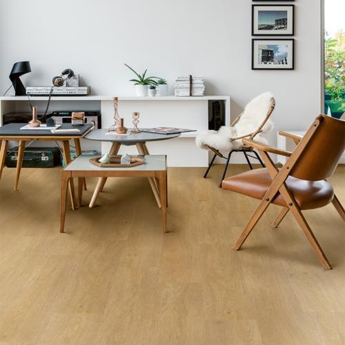 Кварцвиниловая плитка Quick Step Liv Дуб Сатиновый Средний Натуральный