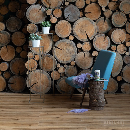 Кварцвиниловая плитка Vinilam Glue 18222-EIR Дуб Марбург