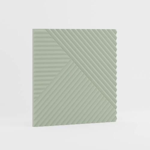 Стеновые панели Ликрон МДФ Пирамиды Фисташка