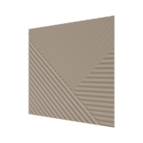Стеновые панели Ликрон МДФ Пирамиды Латте