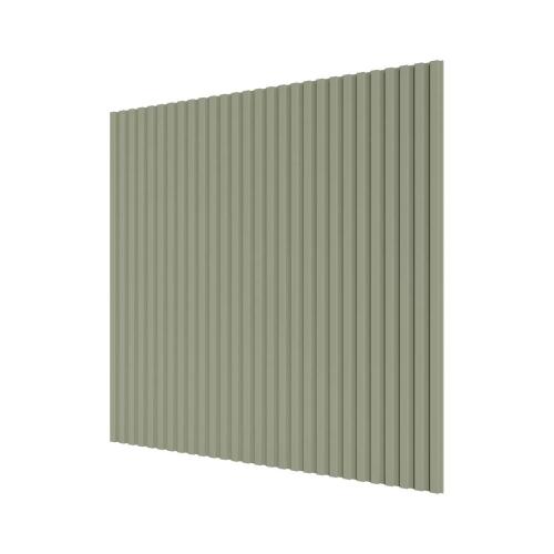 Стеновые панели Ликрон МДФ Полосы Фисташка