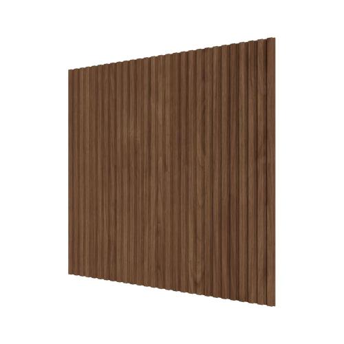 Стеновые панели Ликрон МДФ Полосы Орех темный