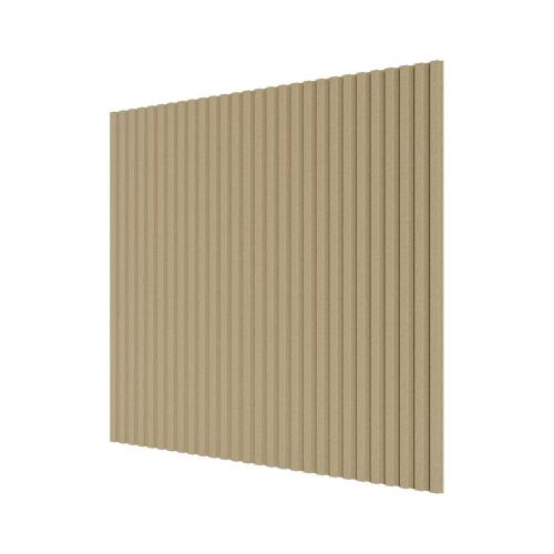 Стеновые панели Ликрон МДФ Полосы Под покраску бежевый